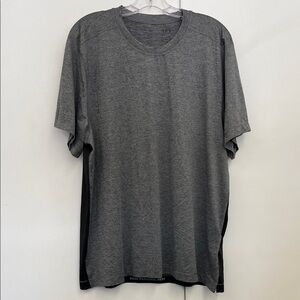 Your Personal Best Black and Gray Men's Workout Shirt Gym Fitness Activewear XL